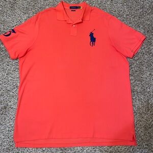 Polo By Ralph Lauren polo shirt 2XLT in Strawberry #3 Big Pony